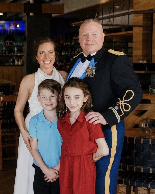 Kristin Rink Ketler with her husband Jamey and children Annabella and Dylan