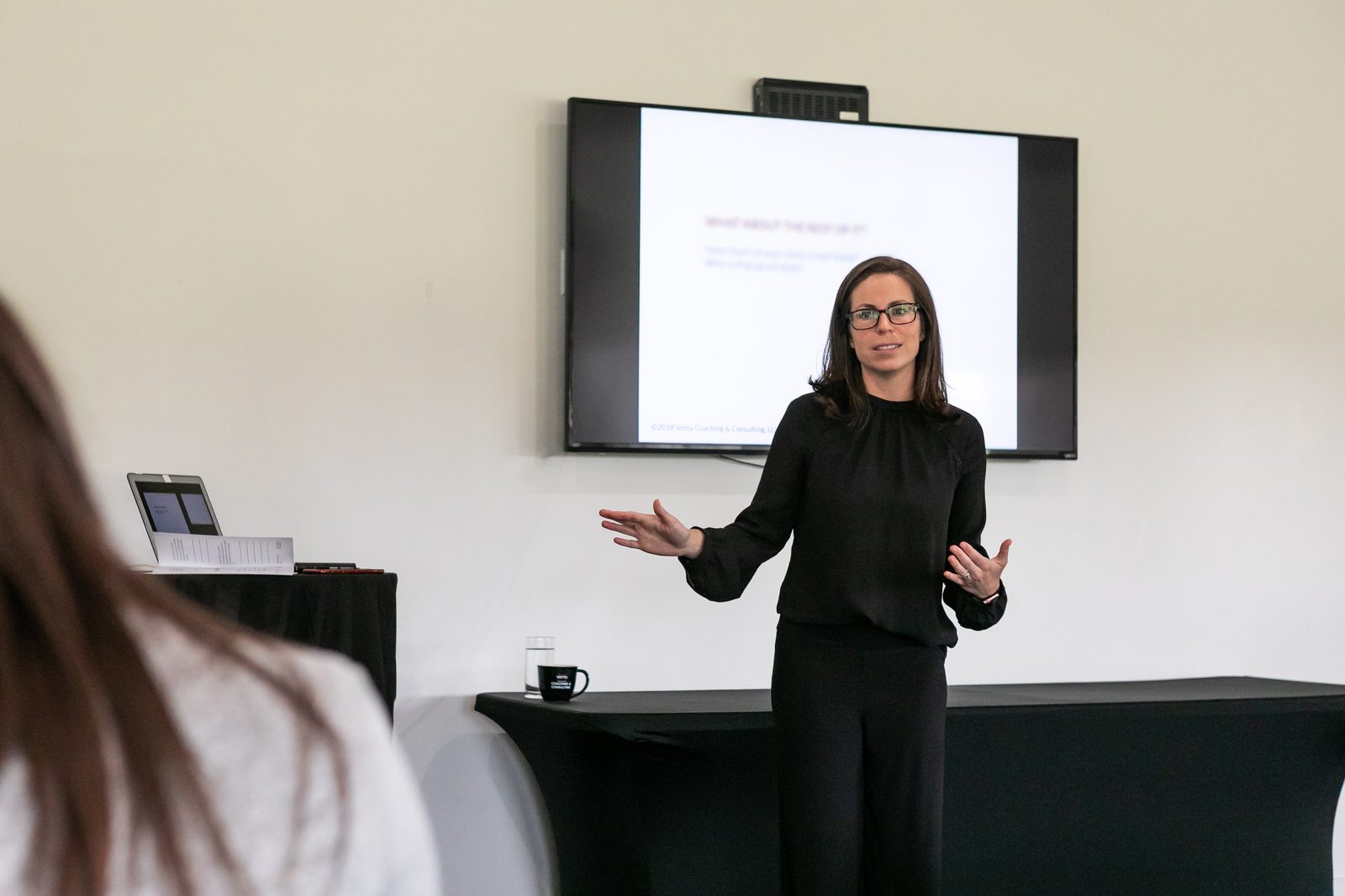 Kristin Rink Ketler presenting to a group
